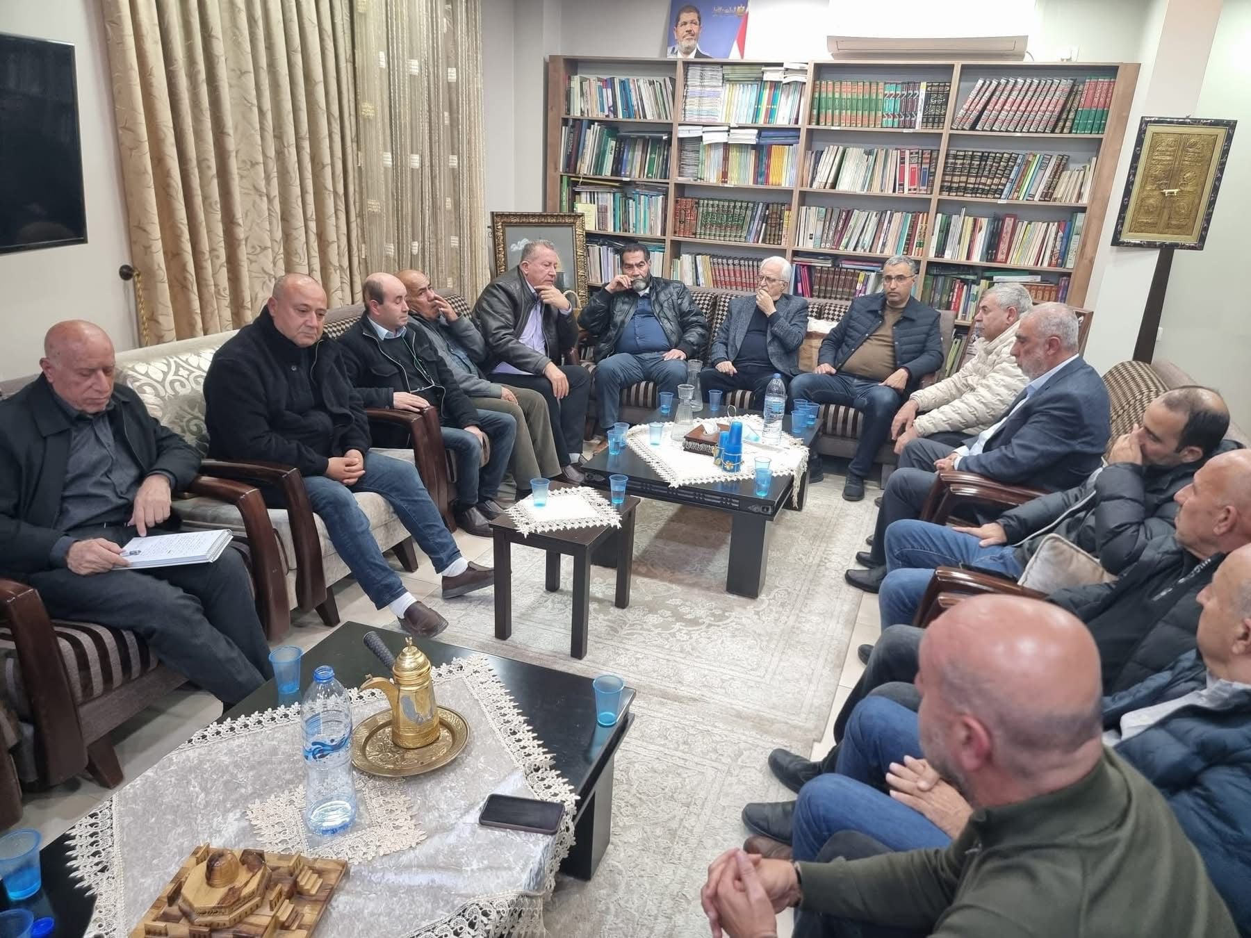 تصوير لجنة الصلح في كفر كنا

