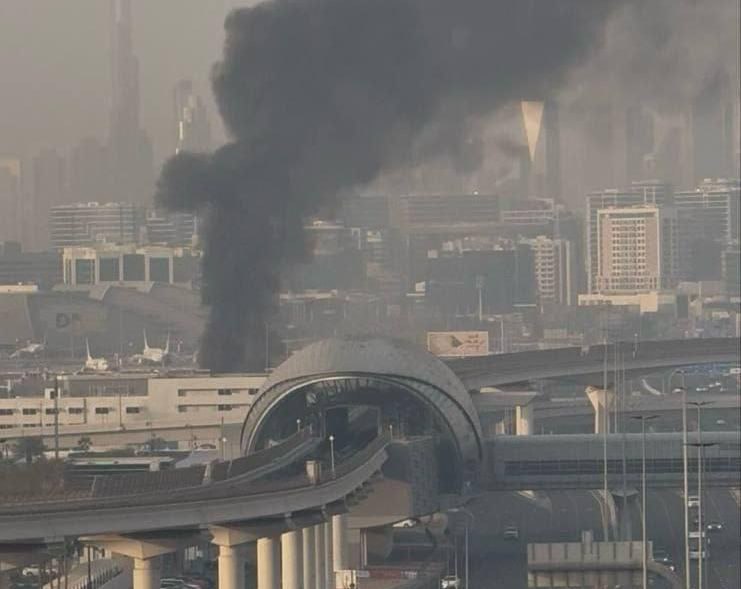 من الانفجارات في دبي - شهود عيان

