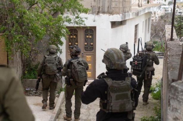 تصوير الجيش الاسرائيلي من الضفة الغربية