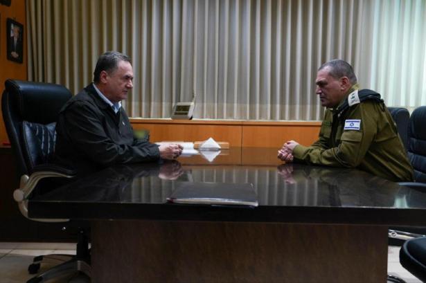 زامير وكاتس-تصوير وزارة الأمن الإسرائيلية