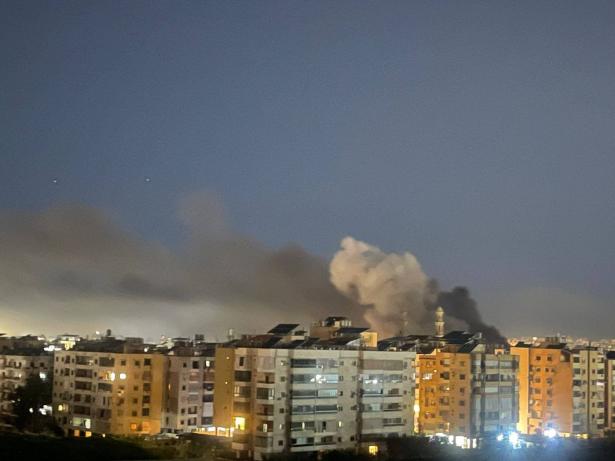 من الغارات الإسرائيلية على الضاحية - تصوير السكان 