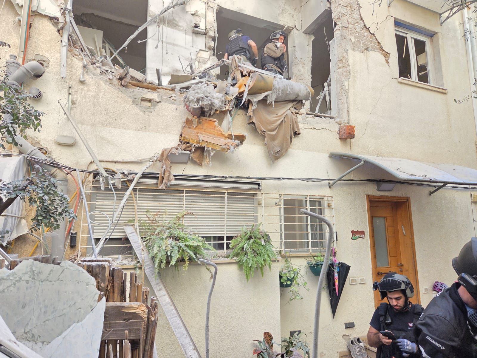 تصوير الانقاذ في تل ابيب