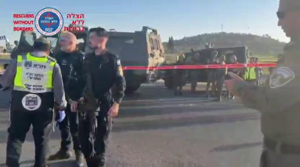 من مكان العملية - الاسعاف والانقاذ  