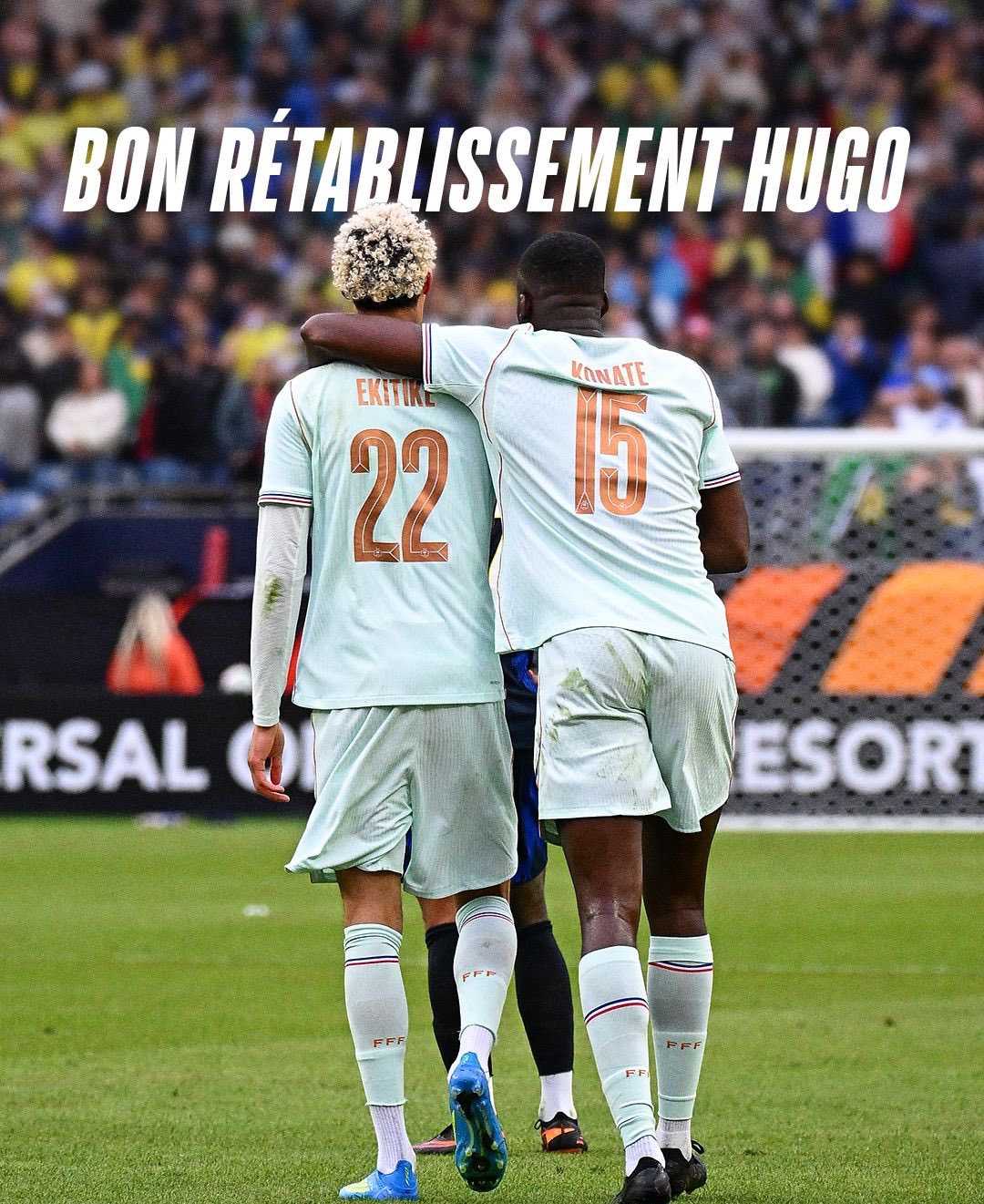 الصورة من الحساب الرسمي لمنتخب فرنسا - @equipedefrance