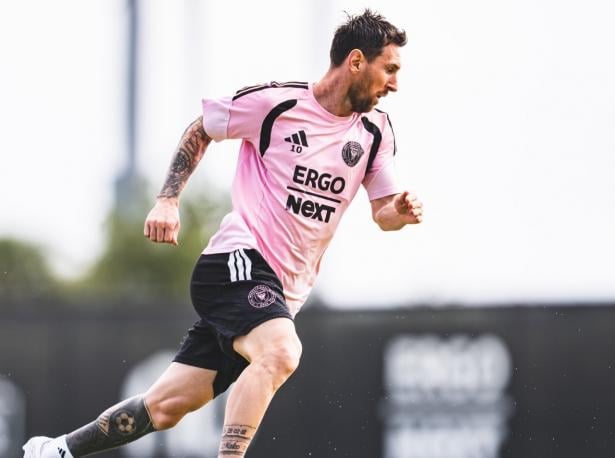 الصورة من الحساب الرسمي لإنتر ميامي - @InterMiamiCF