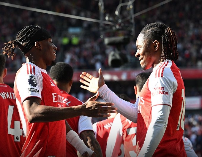 الصورة من الحساب الرسمي لأرسنال - @Arsenal