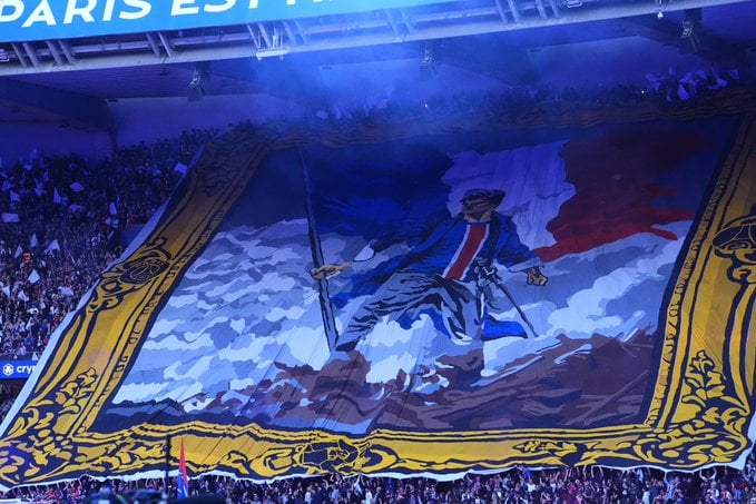 الصورة من الحساب الرسمي لباريس سان جيرمان - @PSG_English