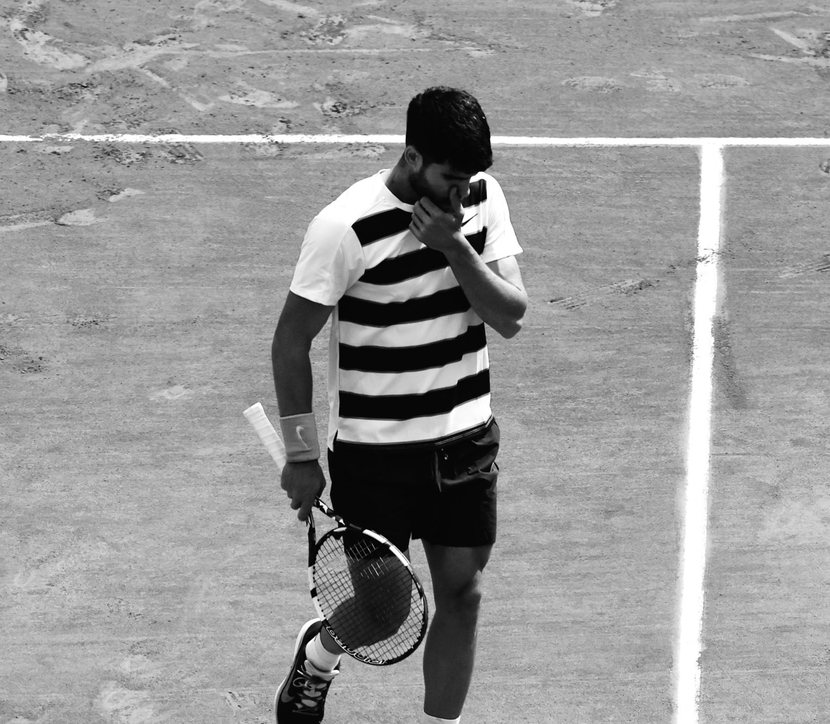 الصورة من الحساب الرسمي للاعب - @carlosalcaraz