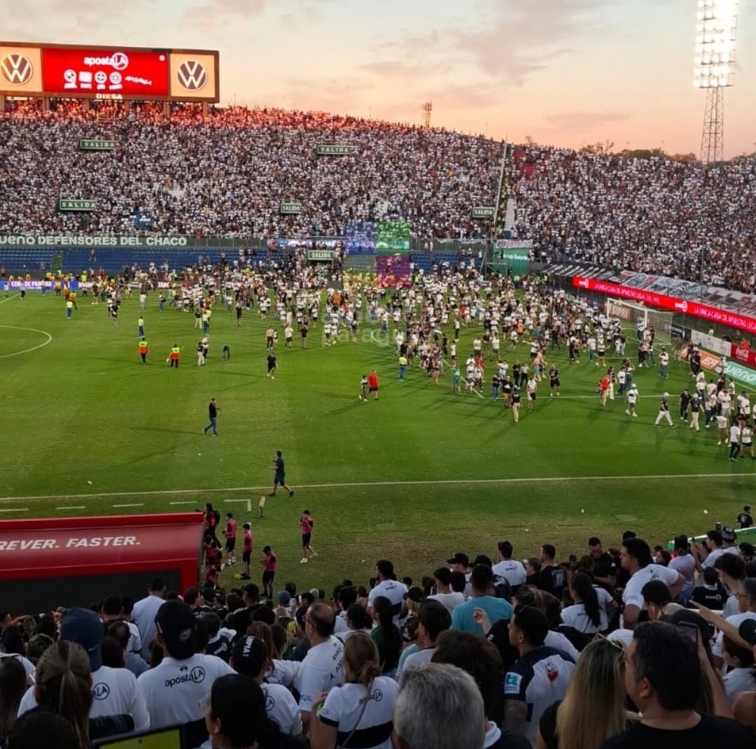 الصورة من الحساب الرسمي لقناة أمريكا باراجواي - @AmericaTVPy