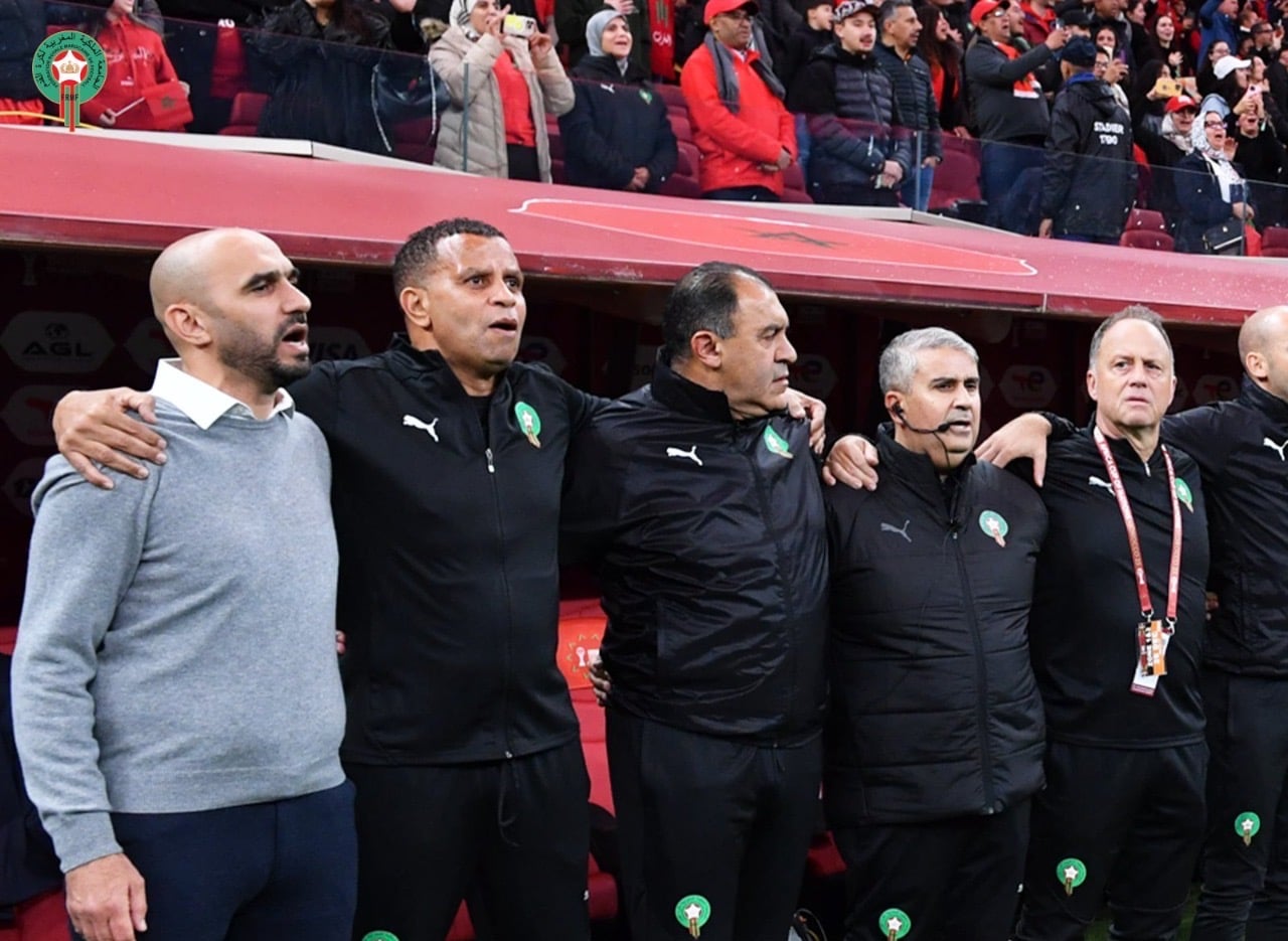 الصورة من الحساب الرسمي لمنتخب المغرب - @EnMaroc