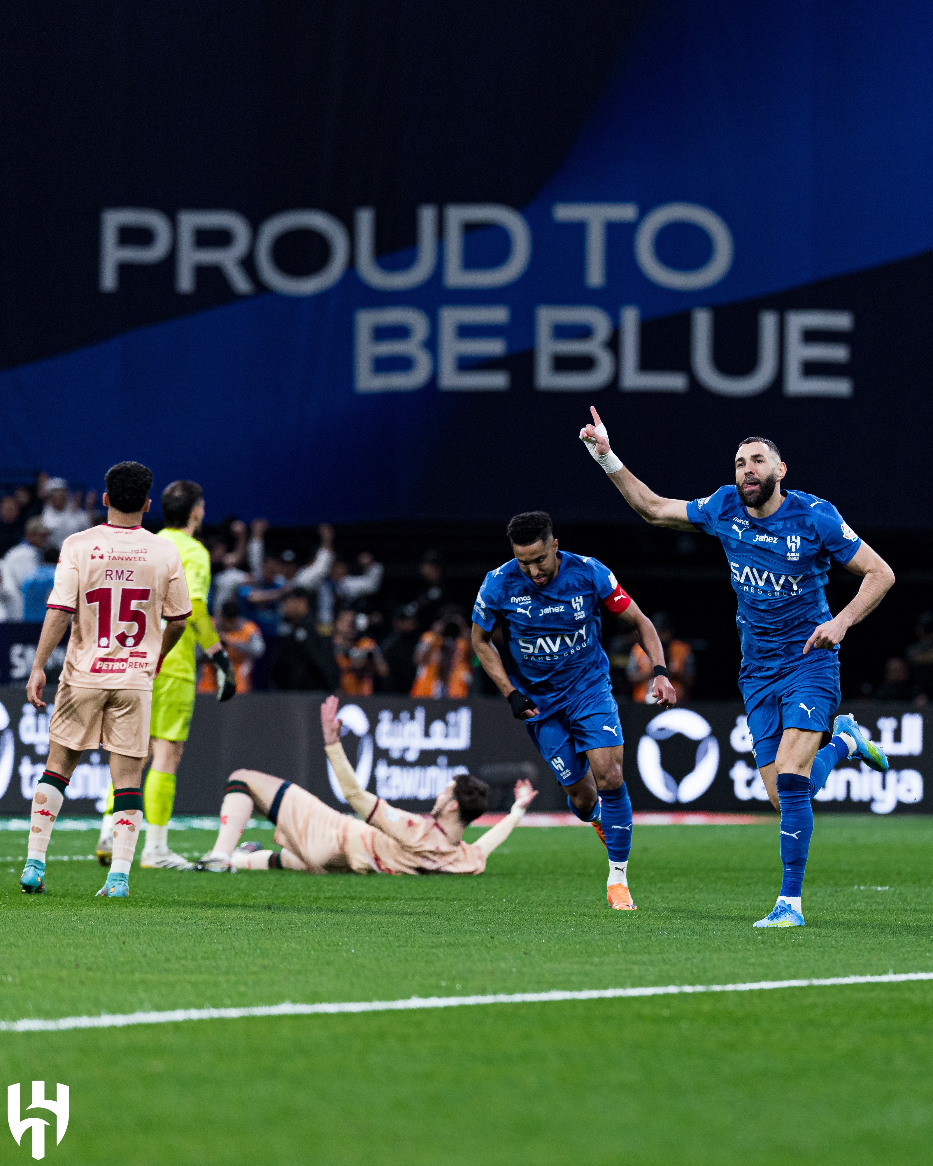 صورة للقاء سابق بين الهلال والخلود من الحساب الرسمي لنادي الهلال- @Alhilal_FC