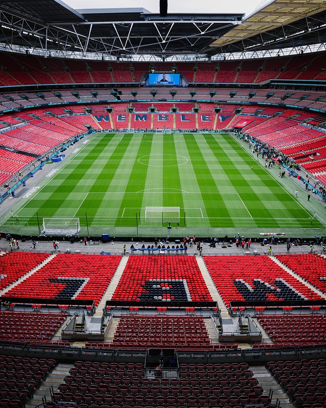 ملعب ويمبلي - الصورة من الحساب الرسمي لمانشستر سيتي - @ManCity