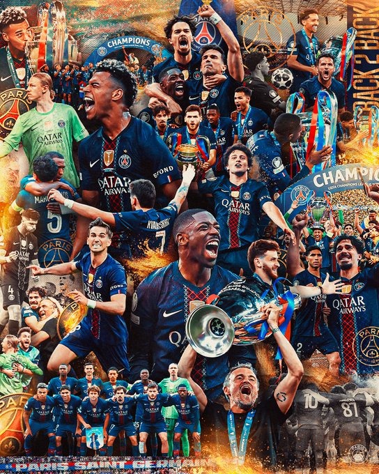 الصورة من الحساب الرسمي لباريس سان جيرمان - @PSG_inside