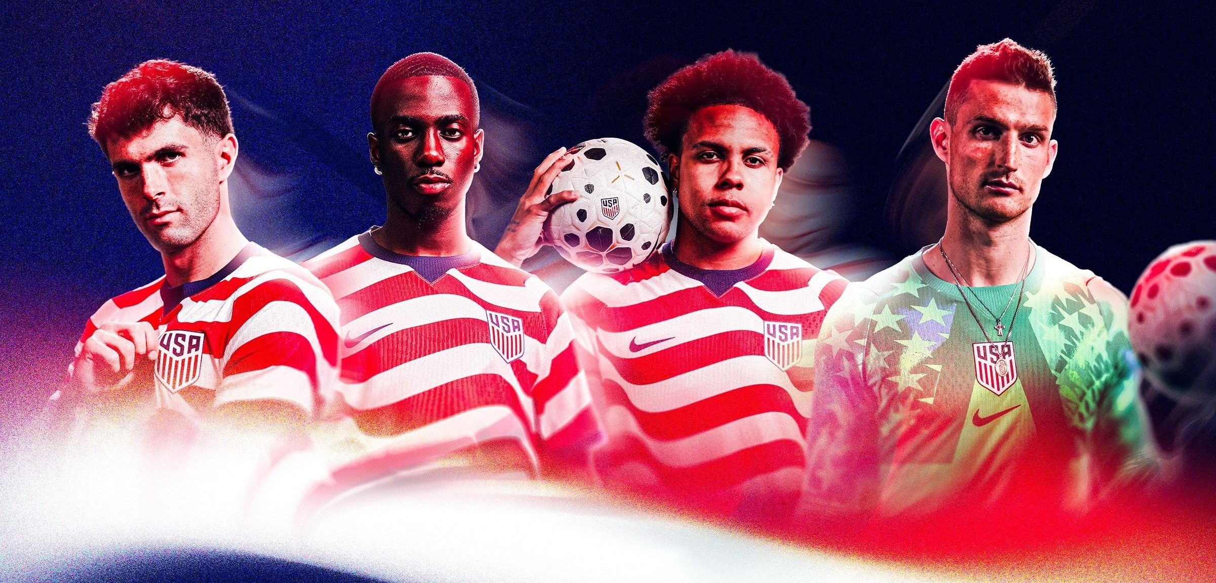 الصورة من الحساب الرسمي لمنتخب أمريكا- @USMNT