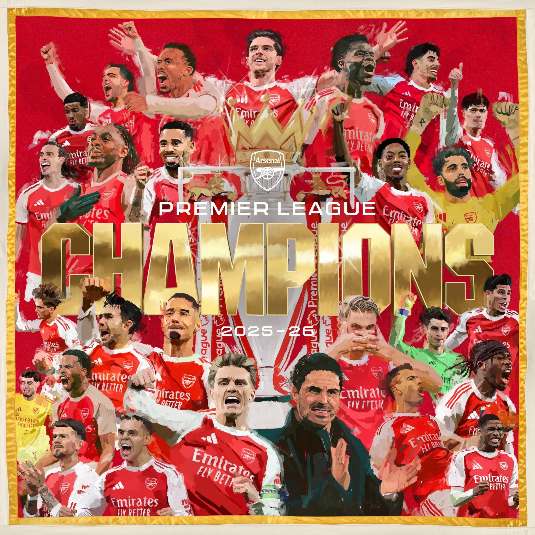 الصورة من الحساب الرسمي لنادي أرسنال- @Arsenal