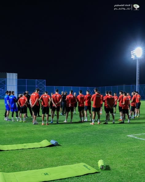 منتخب فلسطين - الصورة من حساب الاتحاد الفلسطيني على فيسبوك