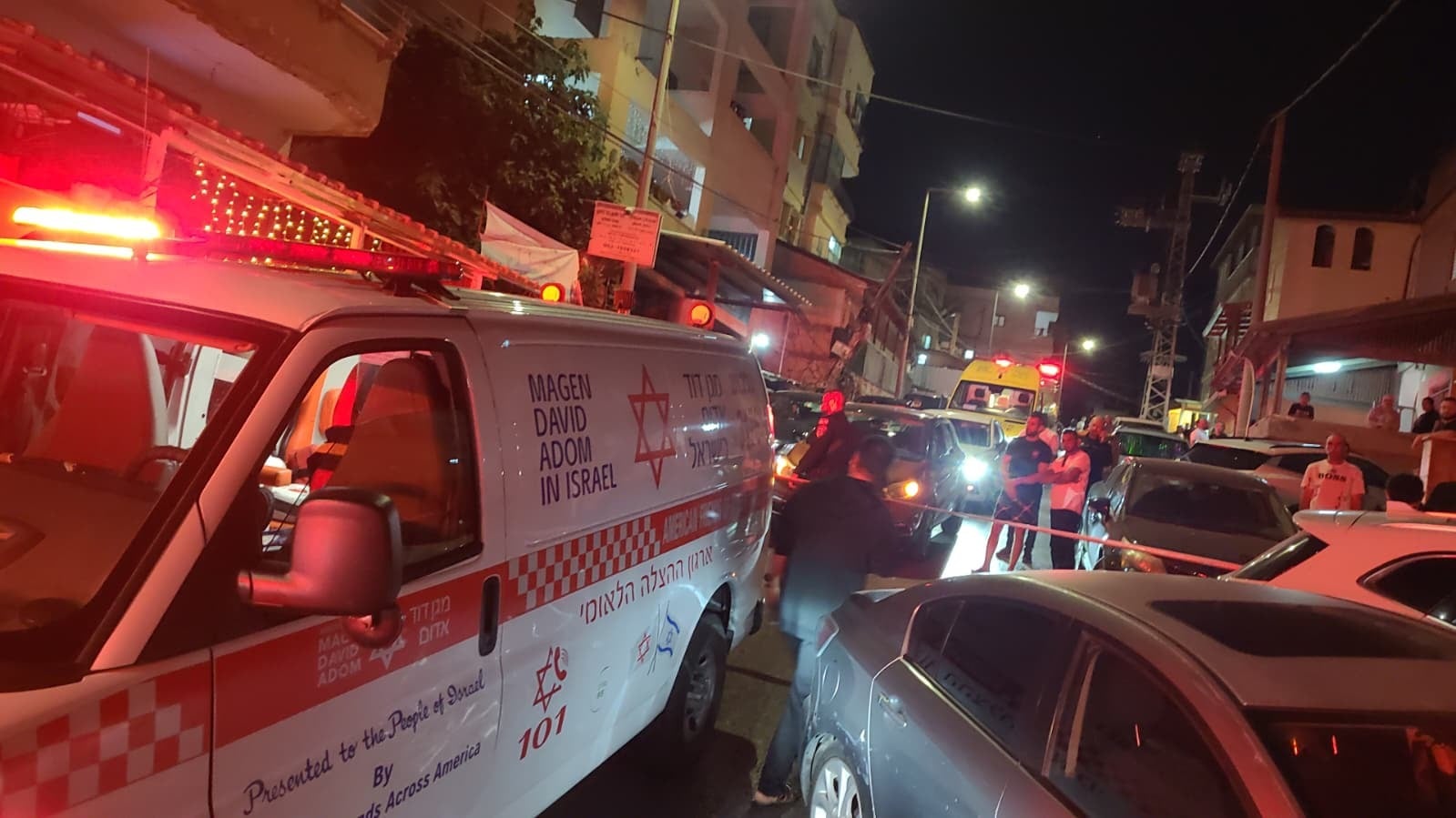 صورة من مكان الجريمة - تصوير نجمة داوود الحمراء


