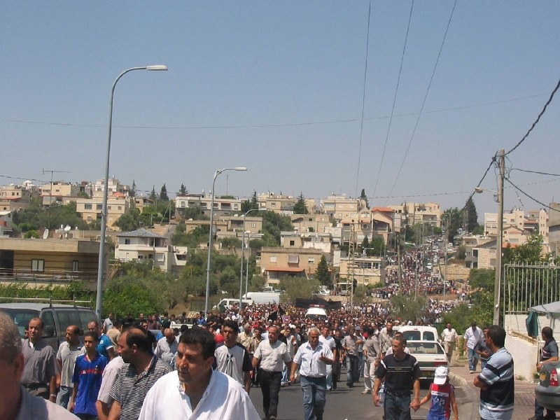 من ارشيف جنازة ضحايا المجزرة - تصوير مقبولة نصّار

