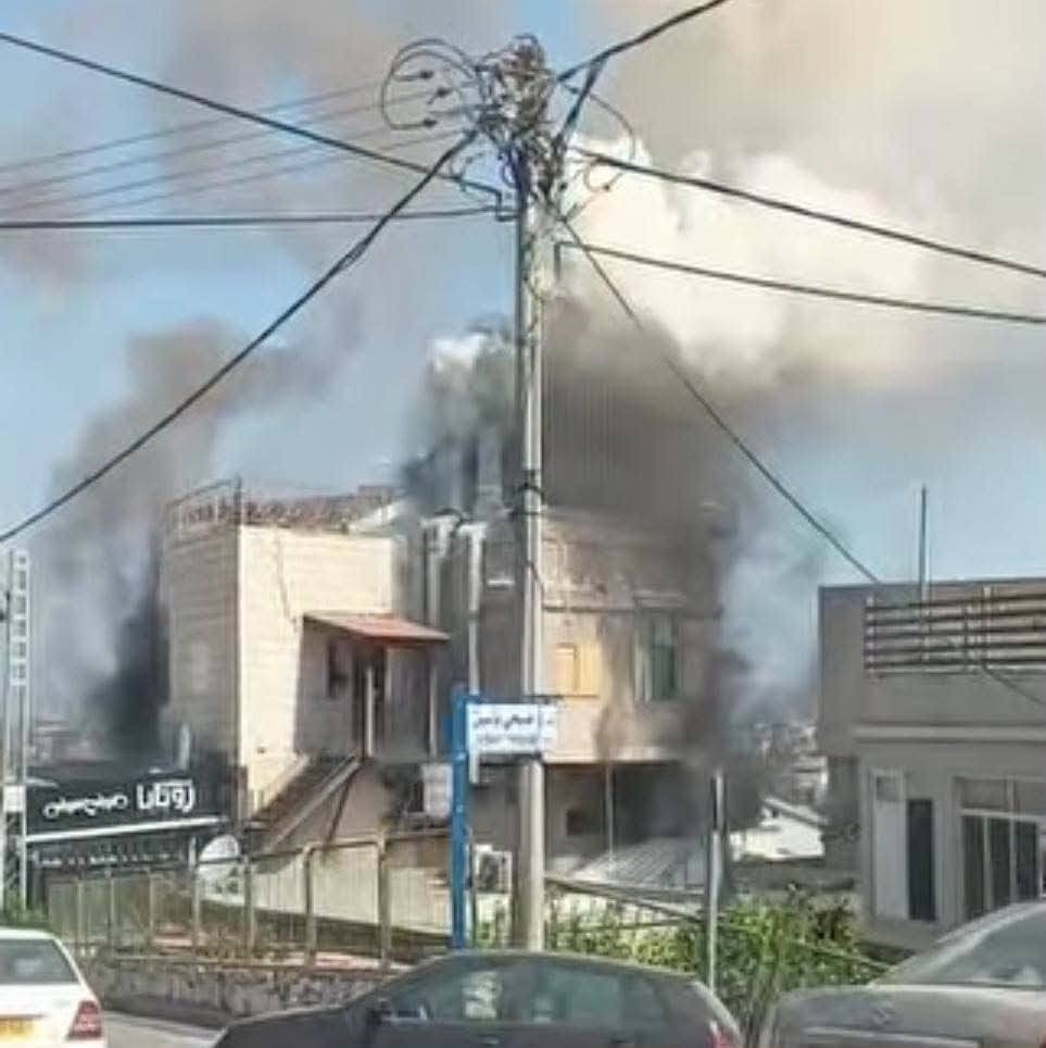 حريق بمطعم بشفاعمرو - تصوير سلطة الإطفاء
