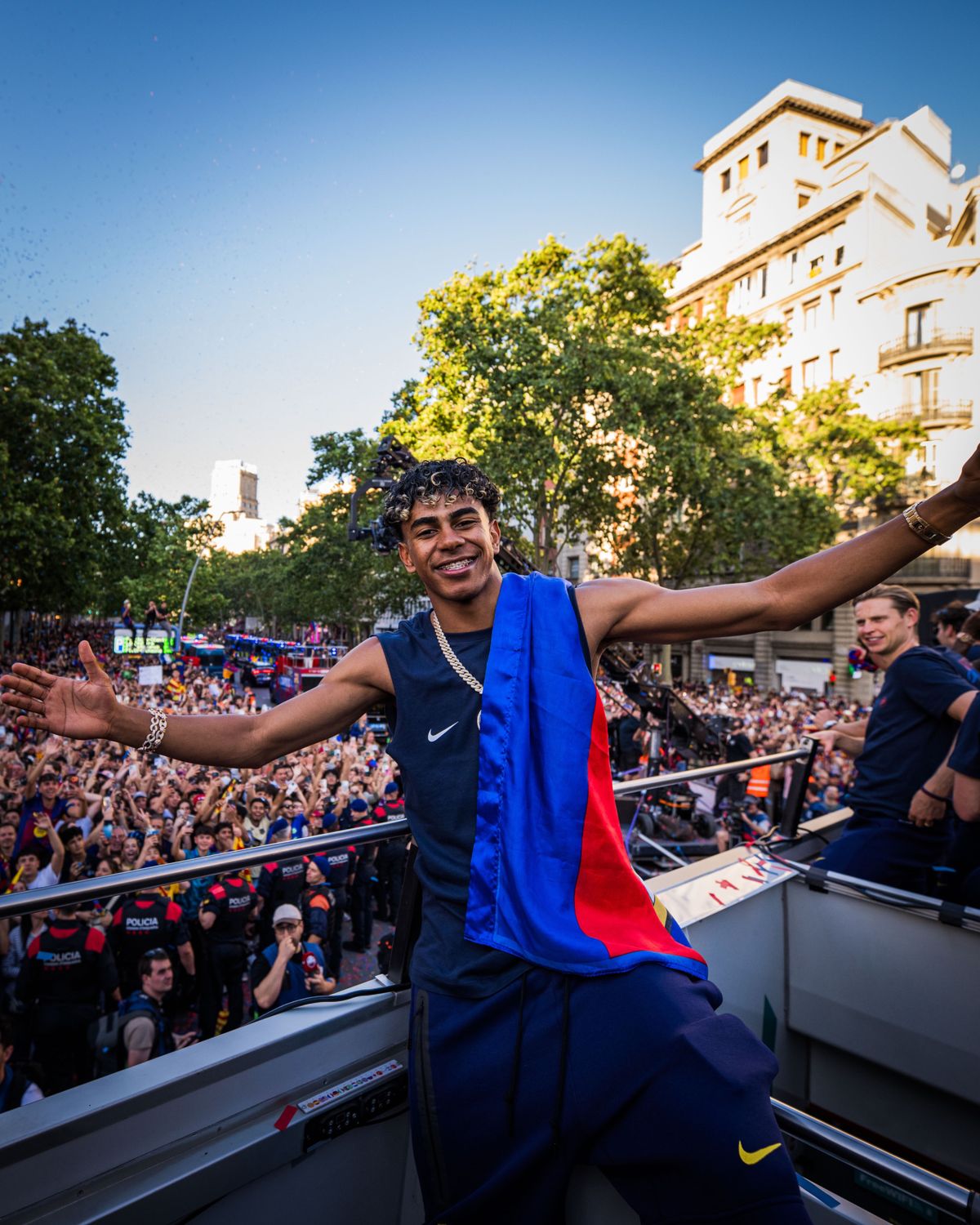 لامين يامال، الصورة من الصفحة الرسمة لنادي برشلونة- @FCBarcelona_cat