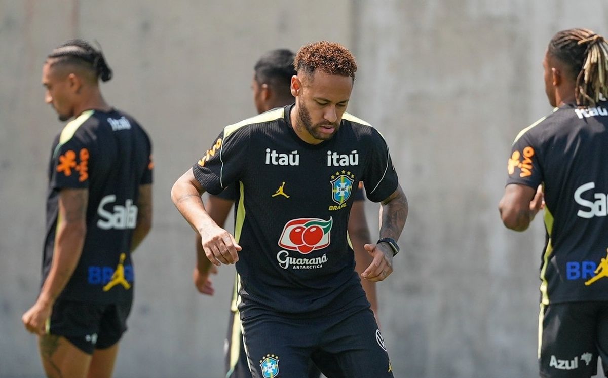 نيمار - الصورة من حساب منتخب البرازيل على اكس- @CBF_Futebol
