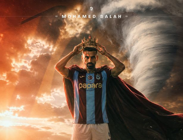 محمد صلاح، الصورة من الحساب الرسمي لنادي طرابزون سبور على منصة إكس- @Trabzonspor