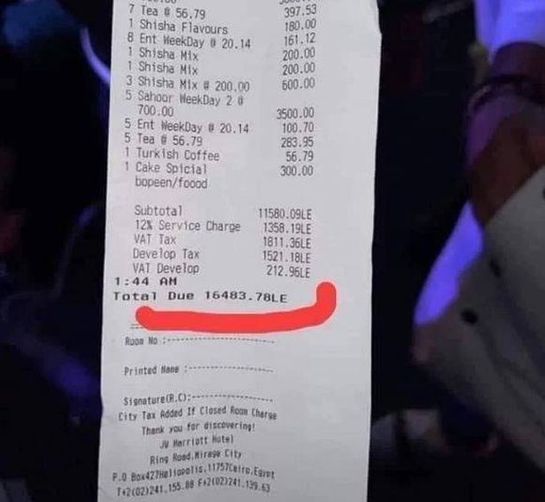 السحور: فلافل وفول .. الثمن: 800 دولار!
