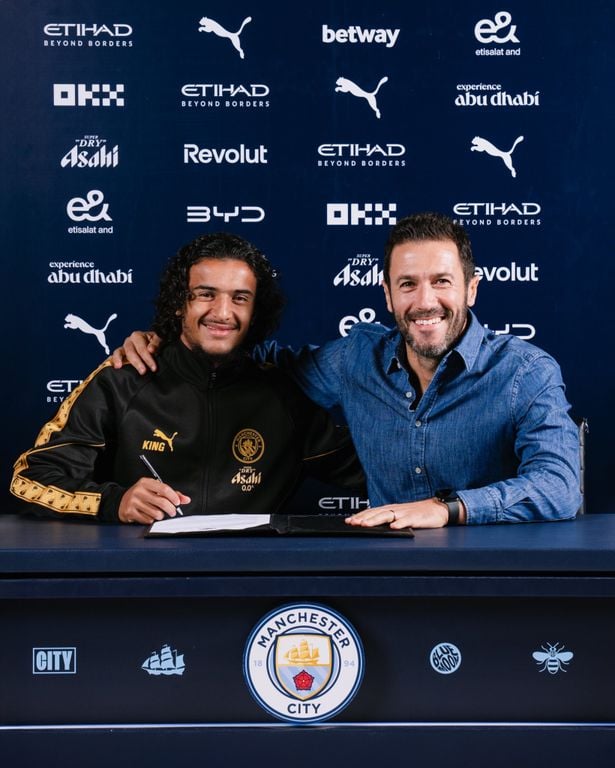 بوعدي- الصورة من حساب مانشستر سيتي على منصة اكس - @ManCity