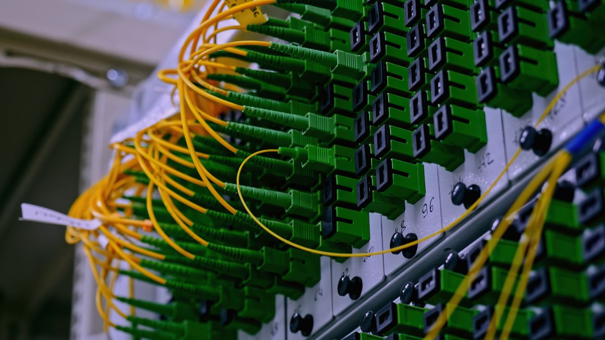 Close,Up,Of,Optical,Fiber,Switchboard,Hub,In,A,Server | Shutterstock