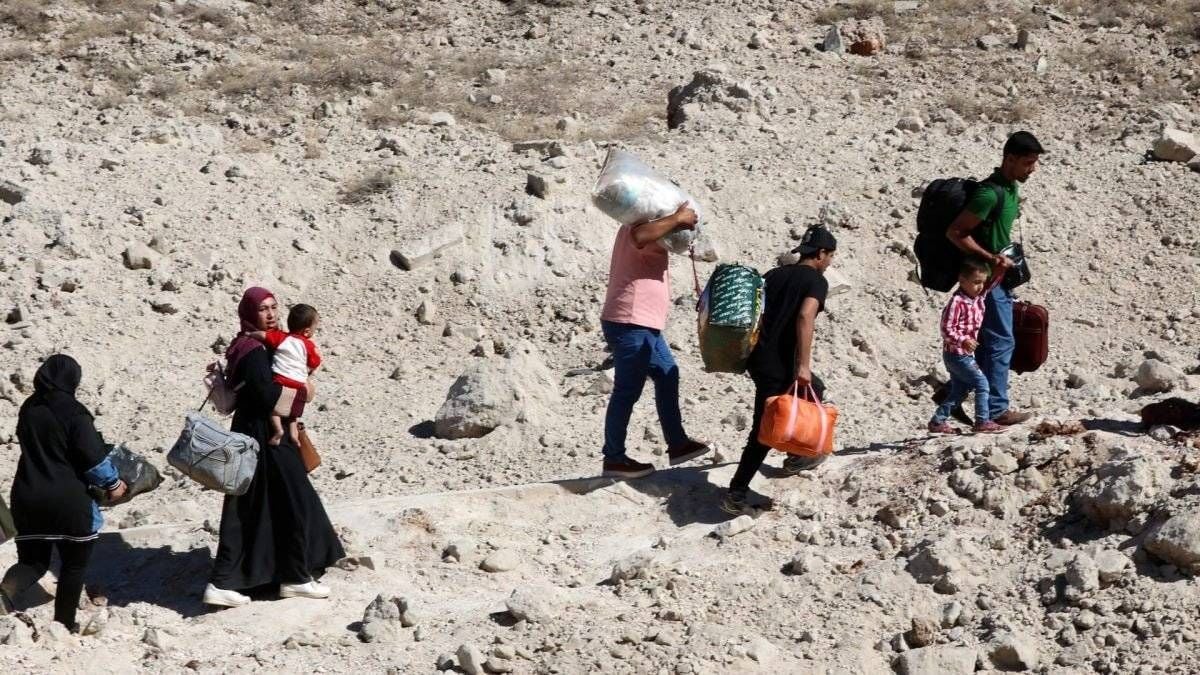 إخلاء قري جنوب لبنان-وسائل تواصل 