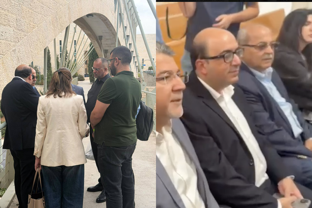على اليمين صورة لقادة المشتركة - لقطة شاشة (خاصة بالشمس)

على اليسار صورة من اجتماع التشاور للتجمع