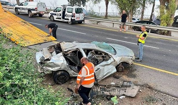 من مكان الحادث تصوير طواقم الإنقاذ