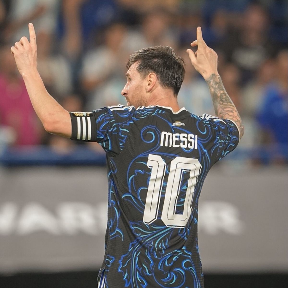 الصورة من الحساب الرسمي ل ميسي على إنستجرام- @Leo Messi
