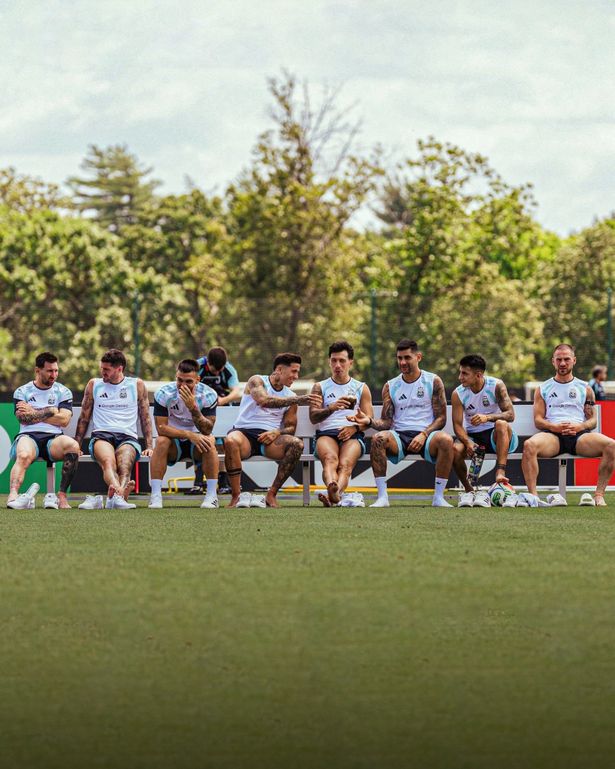 الصورة من حساب منتخب الأرجنتين على اكس - @AFASeleccionEN