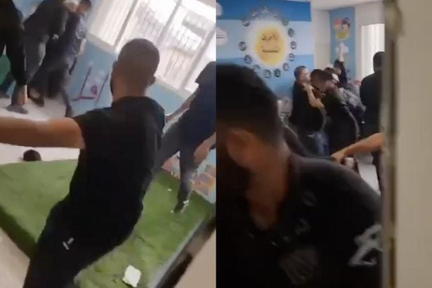 لقطات متداولة من فيديو العنف في رهط