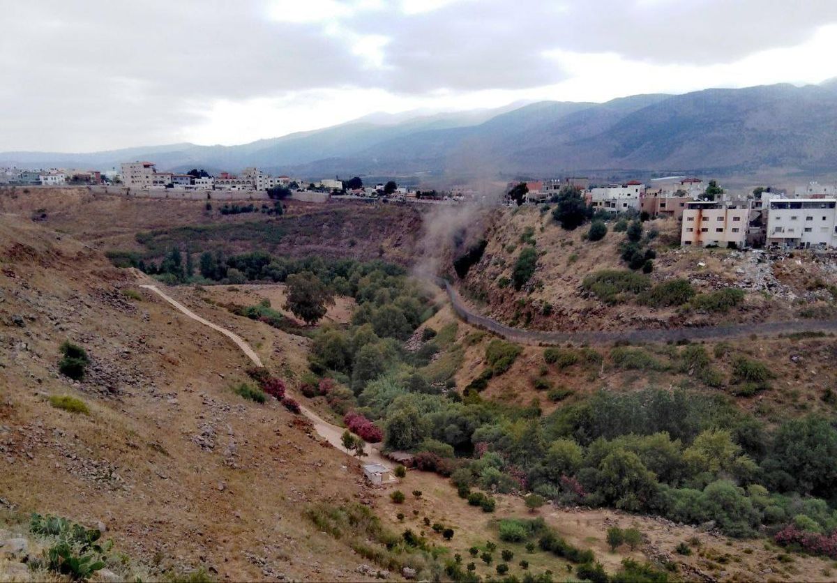 أصوات انفجارين في الجزء السوري من قرية الغجر  وآخر في مزرعة بسطرة اللبنانية