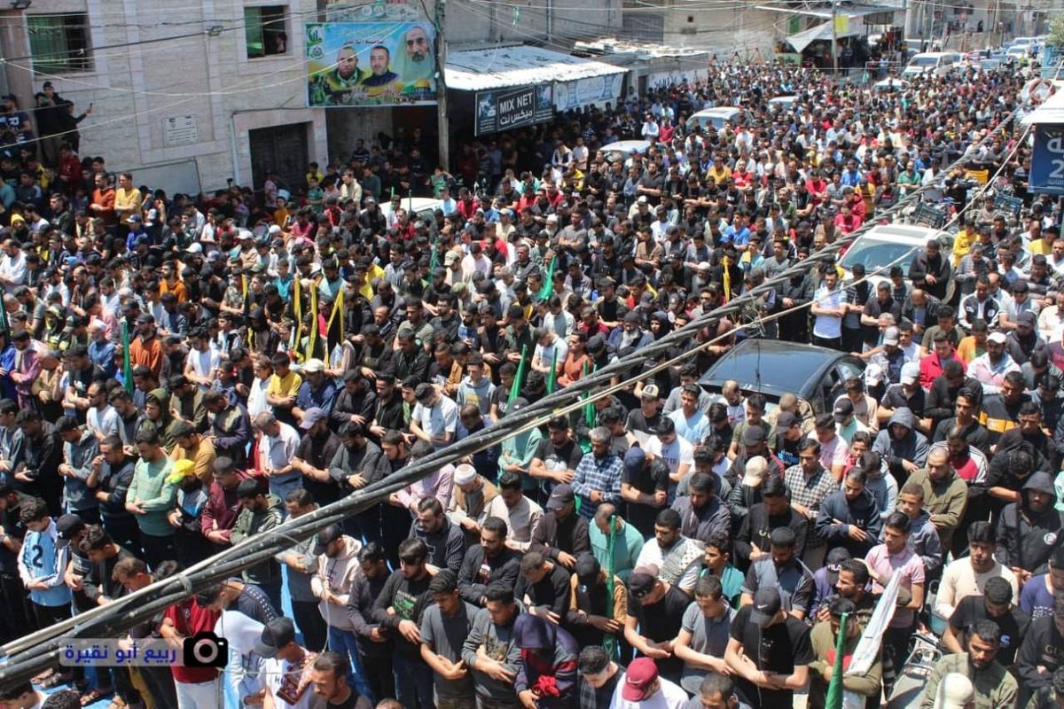 تشييع جثامين الشهداء في قطاع غزة