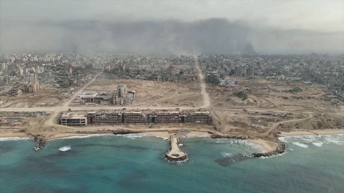 Gaza,At,War,City,Destroyed,By,Idf,Attacks,,Aerial,Rare
Shutterstouck