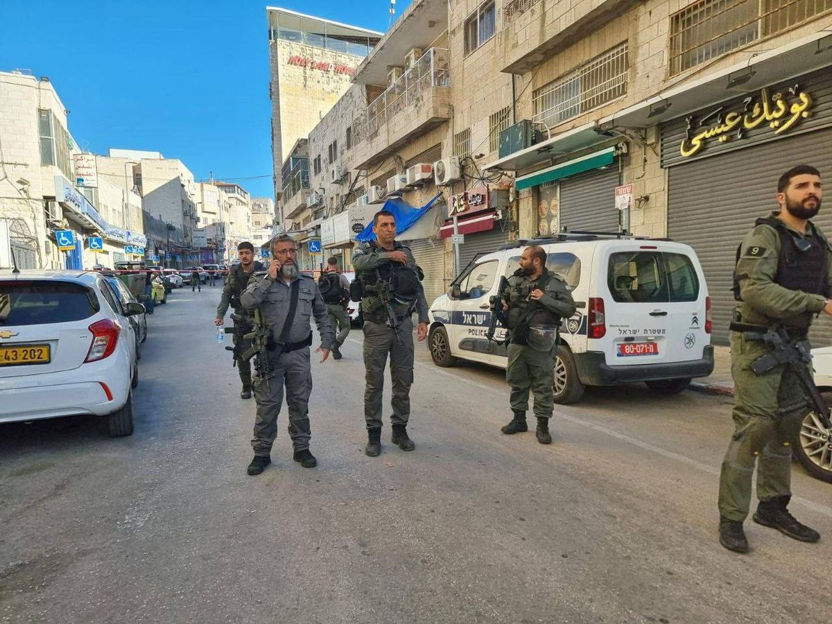 استنفار القوات الإسرائيلية في القدس"تصوير الشرطة" 