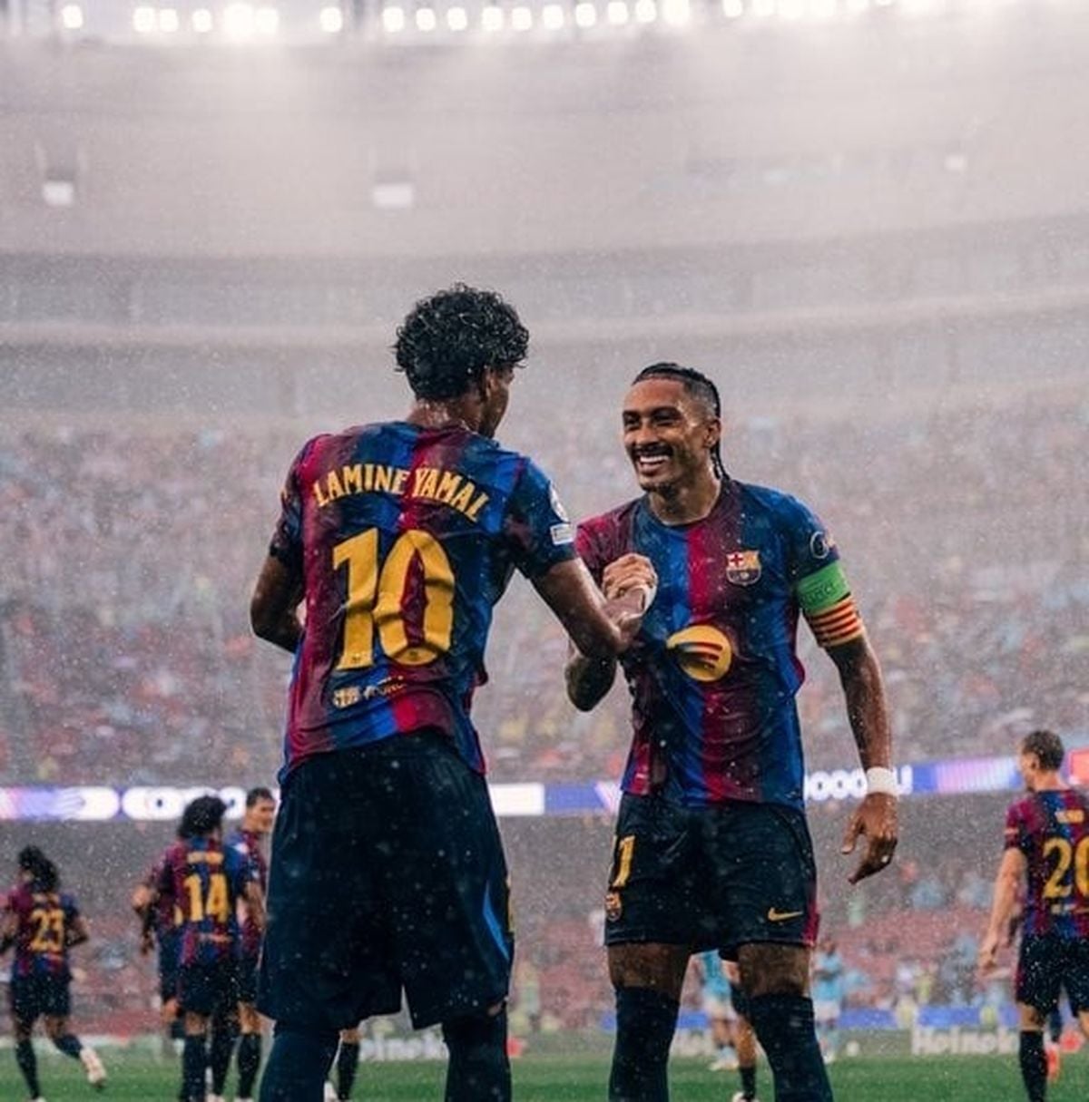 الصورة من الحساب الرسمي لنادي برشلونة على منصة إكس- @FCBarcelona
