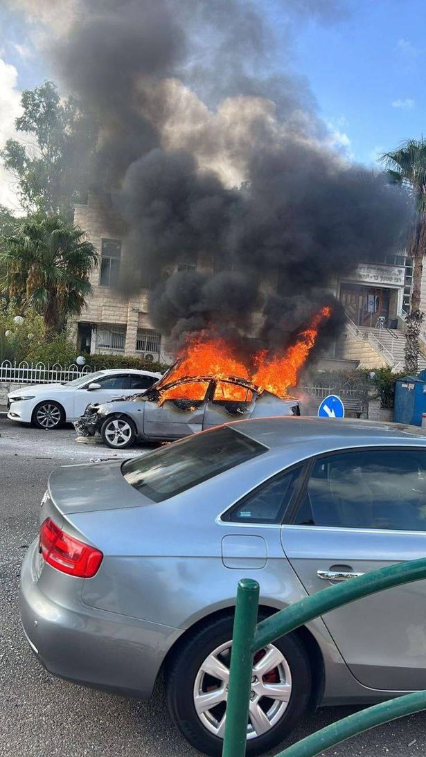 السيارة التي انفجرت في حيفا  