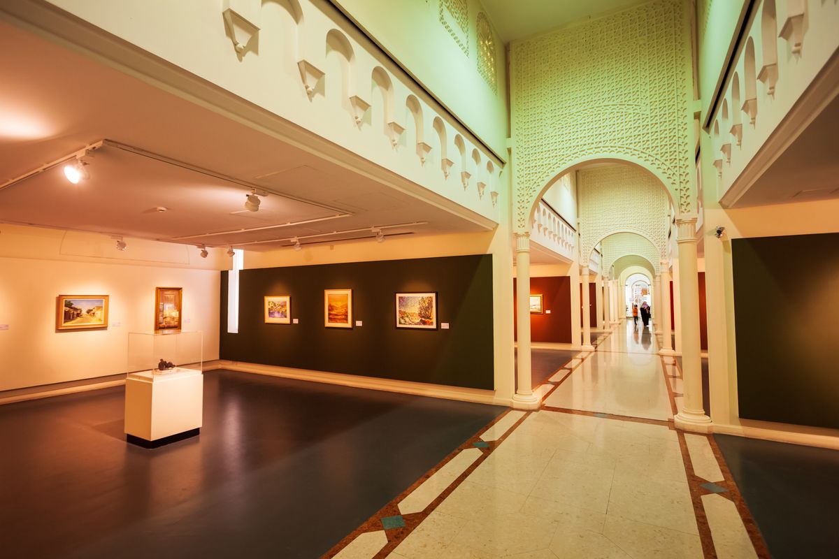 Sharjah,,Uae,-,March,01,,2019:,The,Sharjah,Art,Museum | Editorial credit: saiko3p / Shutterstock.com


