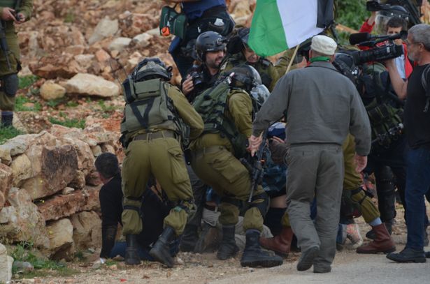 Israeli,Soldiers,Arrest,Protesters,During,The,Friday,Protests,,Nabi,Saleh,
Shutterstouck