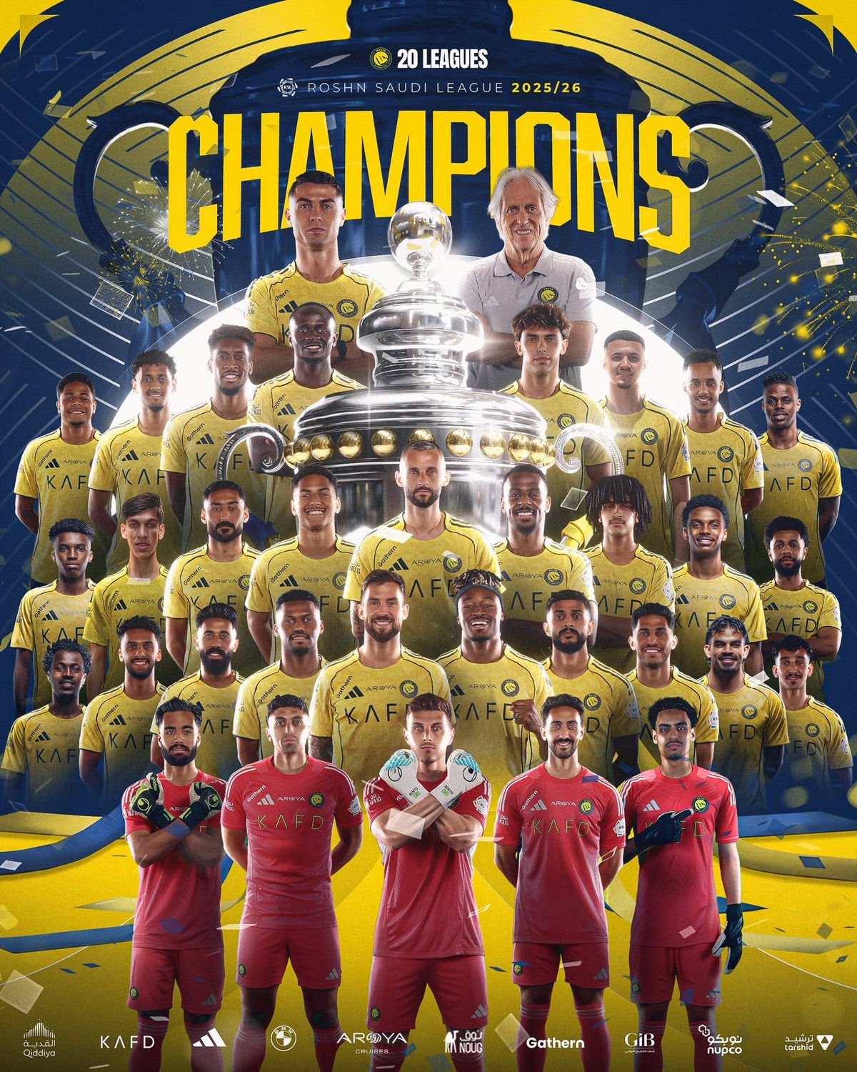 الصورة من الحساب الرسمي لنادي النصر - @alnassrfc