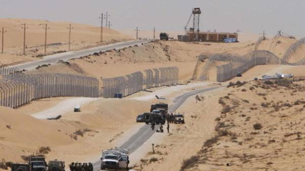 صورة من الحدود الإسرائيليّة المصريّة  