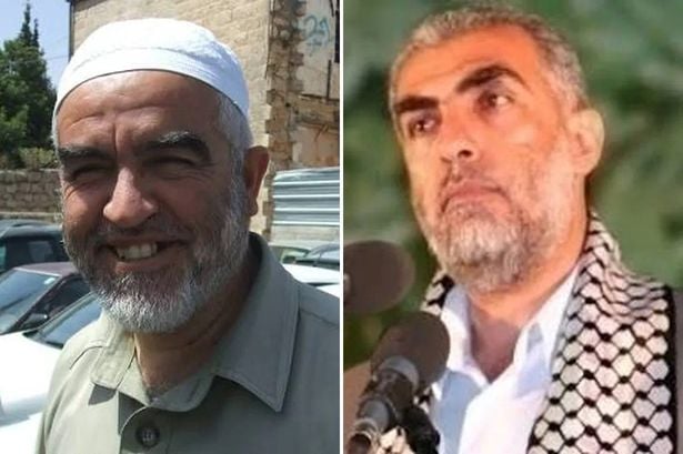 على اليمين الشيخ كمال الخطيب | على اليسار الشيخ رائد صلاح