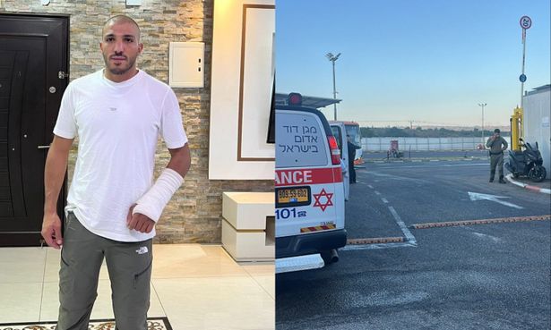 تصوير الإسعاف لجريمة اطلاق نار سابقة، والضحية محمد زيدان من الرينة (الاستعمال وفق قانون 27أ لحقوق النشر)