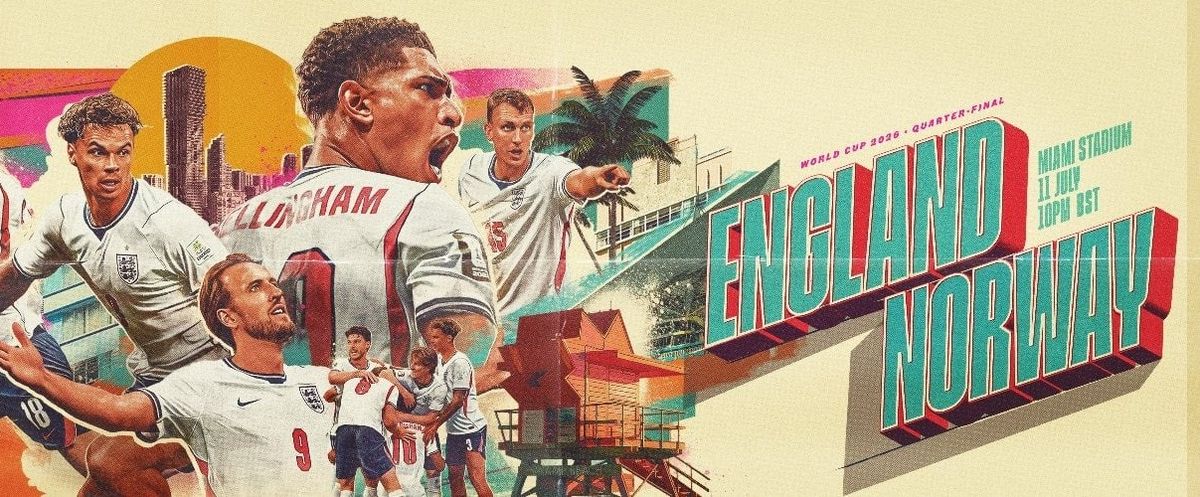 الصورة من الحساب الرسمي لمنتخب إنجلترا على إكس- @England
