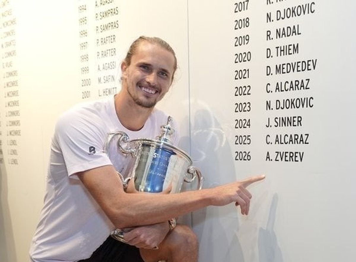 ألكسندر زفيريف - الصورة من الحساب الرسمي لبطولة أمريكا المفتوحة - @usopen