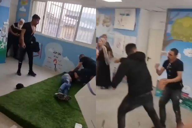 لقطات شاشة من فيديو متداول للشجار